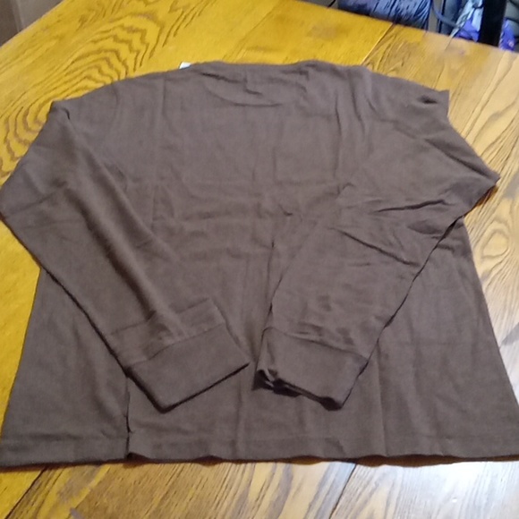 Ralph Lauren Polo Mens Shirt Large BROWN HEATHER NEW COTTON Long Sleeve - Picture 6 of 6